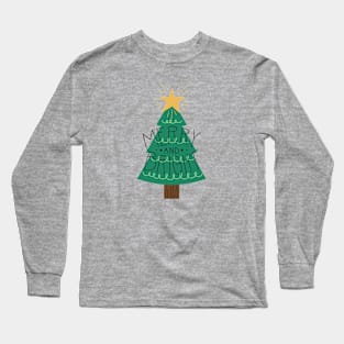 Merry and Bright - Merry Christmas Happy Holidays Long Sleeve T-Shirt